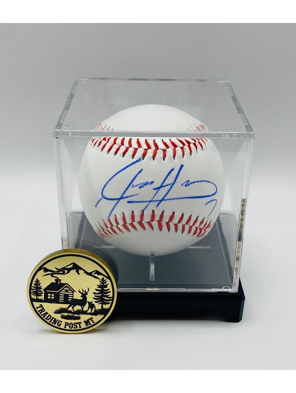 Jackson Holiday Signed Baseball In Case With COA (2372302)